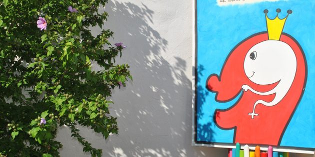 „Ich werde wieder wie ein Kind“ – unter diesem Motto lädt das FriFraFreudenhaus an den Tagen des offenen Atelier zu einer besonderen Reise in die Welt der Kunst ein. Foto: Benjamin Kloos