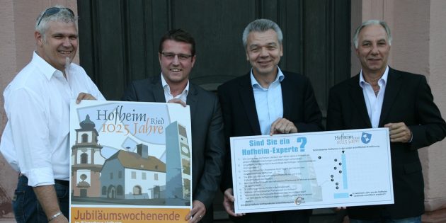 Zum 1025-jährigen Jubiläum sind Hofheim-Experten beim Wissensquiz gefragt