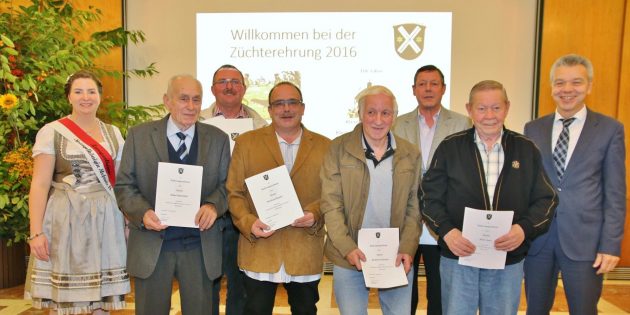 Stadt Lampertheim ehrte erfolgreiche Züchter mit Urkunden und Feier