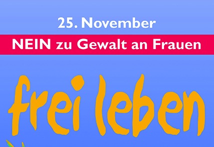 Sichtbares Zeichen gegen Gewalt an Frauen