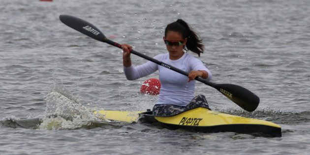 Sportlich steht den Sportlern des Kanu-Clubs – so wie Michelle Kraus – ein großes Programm bevor. An zehn Regatten nimmt der Kanu-Club teil, außerdem richtet der Verein die Lampertheimer Regatta aus. Archivfoto: oh