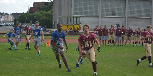 Auf Erfolgskurs: Die Jagend der Bürstadt Redskins. Die Foto: oh