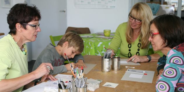 Spannende künstlerische Einblicke bieten auch in diesem Jahr die Tage der offenen Ateliers – so wie 2016 bei der KIL in Hofheim. Archivfoto: Eva Wiegand