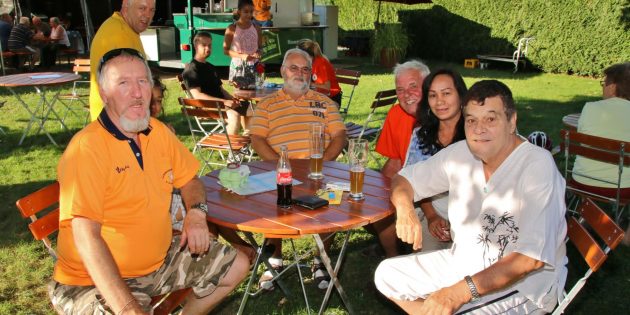 Im Garten des Kaninchenzuchtvereins H18 lässt es sich auch bei sommerlicher Hitze gut aushalten. Foto: Hannelore Nowacki