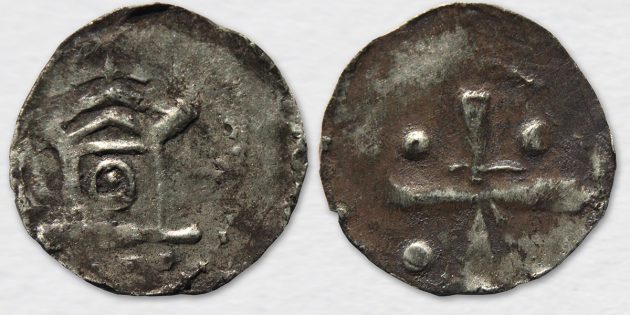 Ein Sensationsfund: Der circa 1.000 Jahre alte Silber-Denar. Foto: oh