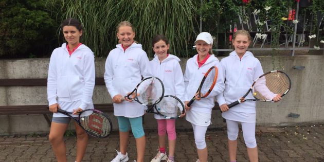 Alle Jugend-Mannschaften des TC Lampertheim gaben in dieser Tennissaison ihr Bestes – so wie die Juniorinnen U12, die am Samstag ihr letztes Spiel haben. Foto: oh