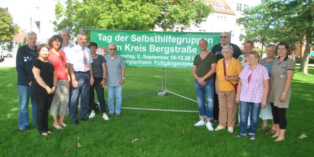 Am 2. September informieren Selbsthilfegruppen in der Lampertheimer Fußgängerzone über ihre Arbeit – ein Besuch lohnt sich. Foto: Benjamin Kloos