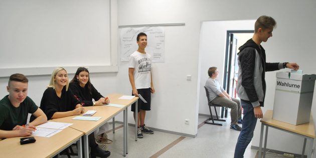 Schüler gingen gut informiert zur Wahlurne