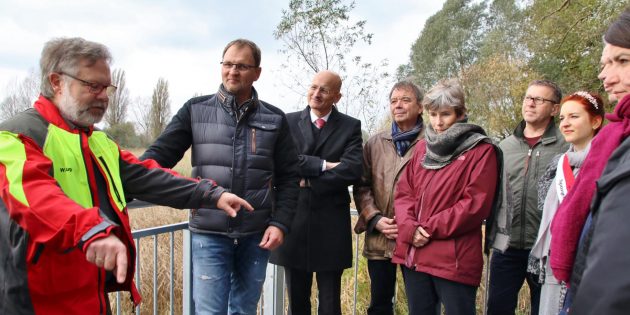 Die neue Aussichtsplattform „Rallengraben“ konnte dank der Sponsoren errichtet werden. Foto: Hannelore Nowacki