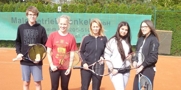 Lampertheimer Schüler entdecken Tennis für sich