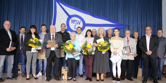 Der WSV Lampertheim kann sich auf eine Vielzahl langjähriger Mitglieder verlassen, die beim Vereinsehrenabend ausgezeichnet wurden. Foto: Hannelore Nowacki