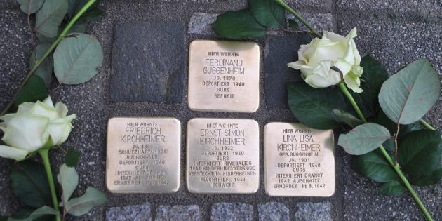 Geistiges Stolpern als Erinnerung und gegen das Vergessen