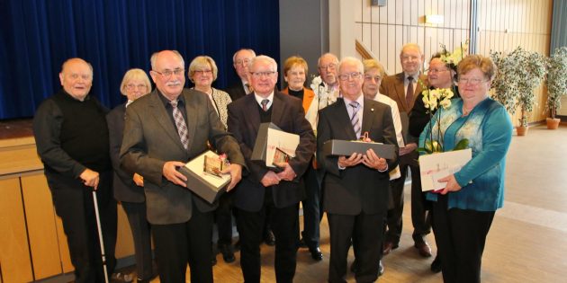Im Rahmen der Jubiläumsfeier wurden die langjährigen KAB-Mitglieder geehrt. Hannelore Nowacki