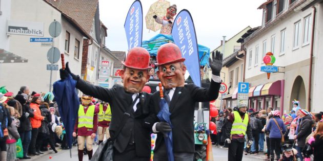 Der TV Bürstadt hatte der Sainäwwelskätt nette Begleiter zur Seite gestellt. Foto: Hannelore Nowacki