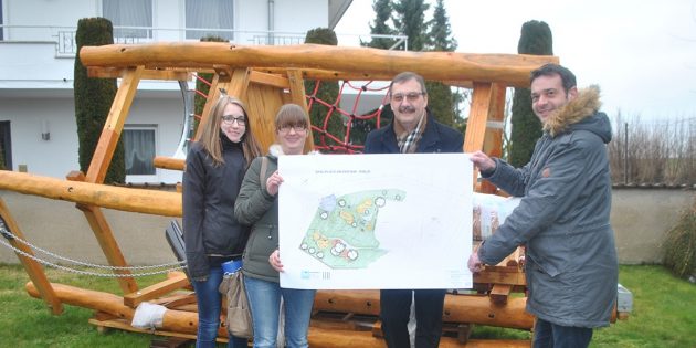 Neue Spielgeräte und Matschpielplatz für die Kinder der Region