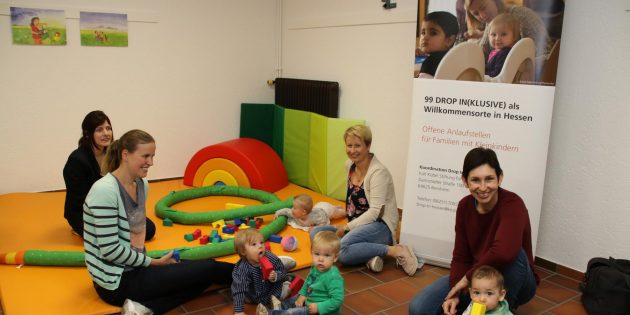 Die Kleinen sind fasziniert von den tollen Spielmöglichkeiten im DROP IN. Foto: Hannelore Nowacki