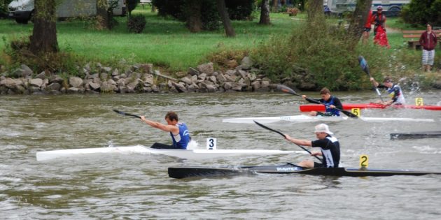 Die Kanurennsportregatta in Lampertheim am 26. und 27. Mai verspricht spannende Rennen. Foto: oh