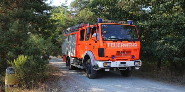 Die Feuerwehr Lampertheim kontrolliert derzeit regelmäßig den Wald – aber auch die Bevölkerung kann dazu beitragen, Waldbrände zu vermeiden. Foto: oh