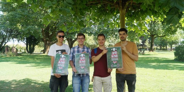 Die Verantwortlichen der Jusos Ried freuen sich auf viele Besucher ihrer bevorstehenden Veranstaltungen: Maximilian Rühl, Marius Schmidt, Marcel Stumpf und Serkan Öztas (v.l.). Foto: oh
