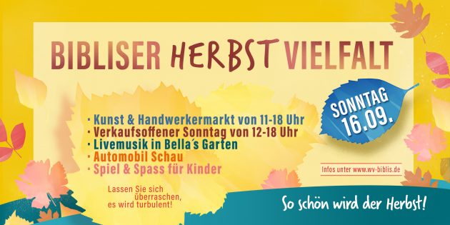 „Bibliser Herbstvielfalt” feiert Premiere