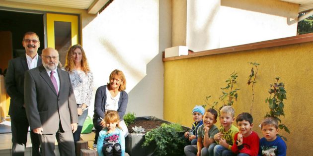 „Naschgarten“ in der Kita Pusteblume dank Spende von Gerhard Kirch 