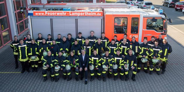BUZ: An vier Wochenenden fand der 75. Truppenführer-Lehrgang in der Feuerwache Lampertheim Mitte statt. Foto: oh