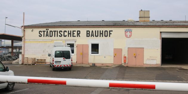 Der Bauhof am Standort Waldgartenstraße ist sanierungsbedürftig. Foto: Hannelore Nowacki