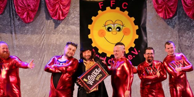 Spaß haben war bei der Frauensitzung des FFC Guud druff  Programm – acht Männerballette begeisterten das Publikum. Foto: Hannelore Nowacki