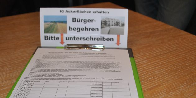 „Bürgerbegehren leider gescheitert”