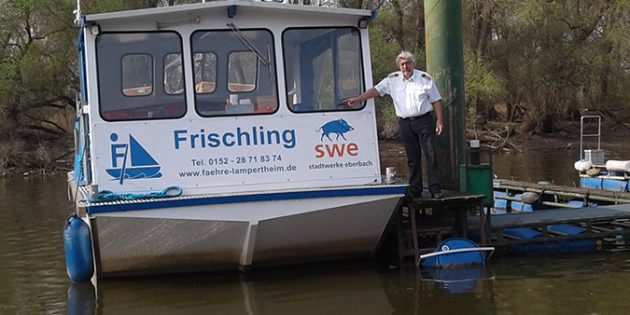 Auch 2019 wird der Frischling wieder auf dem Altrhein und Rhein fahren. Foto: oh