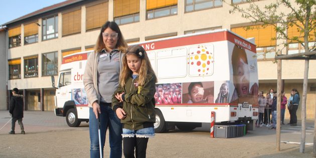 Goetheschüler auf spannender Reise in die Welt blinder Menschen