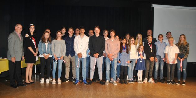 Traditionell stellte der WSV Lampertheim bei der Sportlerehrung zahlreiche erfolgreiche Sportler. Foto: Benjamin Kloos