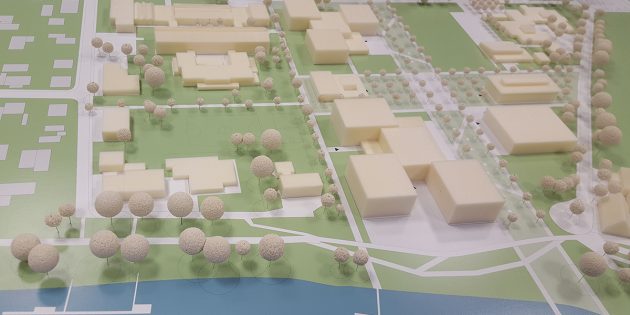 So könnte der neue Biedensand-Campus rund um LGL und ADS künftig aussehen – die Stadtverwaltung wurde nun durch die Stadtverordnetenversammlung mit einem Konzept für eine Kulturstätte auf dem Gelände beauftragt. Archivfoto: Benjamin Kloos