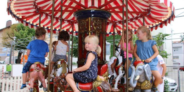 Großes Kindervergnügen im Spielparadies rund um die Schillerschule 