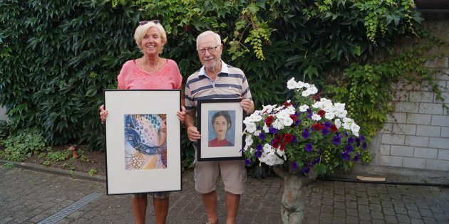 Ilse Stenzel und Jürgen Richter hoffen auch in diesem Jahr wieder auf eine positive Resonanz bei der Beteiligung an den "Tagen des offenen Ateliers" im September in Richtes Atelier. Foto: oh