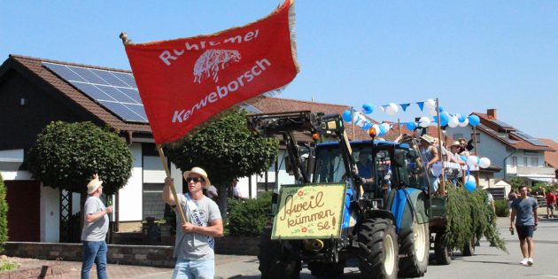 Der Festzug durch Groß-Rohrheim am kommenden Sonntag ist einer der Höhepunkte der Kirchweih. Foto: Eva Wiegand