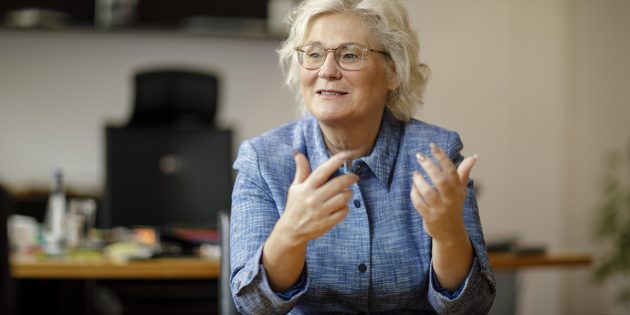 BUZ: Christine Lambrecht freut sich, dass ein Projekt beim Innovationswettbewerb des Bundesverkehrsministeriums aus der medizinischen Versorgung zum Zug kam, von dem auch der Kreis Bergstraße profitiert. Foto: photothek