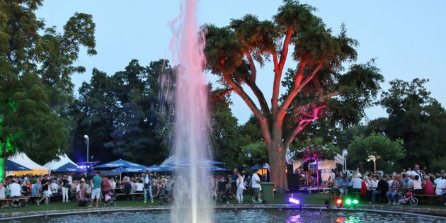 Der Stadtpark soll sowohl bei Tag als auch bei Nacht sicher sein und zum Entspannen und Wohlfühlen einladen –  eine neunköpfige Arbeitsgruppe nimmt dabei besonders die dortige Problemlage mit Drogenszene und nächtlichem Vandalismus in Augenschein. Archivfoto: Hannelore Nowacki