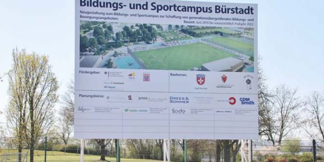 Wer sich vor Ort und aus erster Hand ein Bild über den „Bildungs- und Sportcampus Bürstadt“ machten möchte, hat dazu am 14. Mai beim „Tag der offenen Baustelle” Gelegenheit. Archivfoto: Hannelore Nowacki