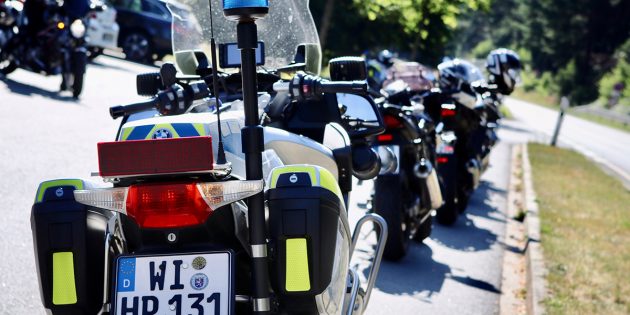 Halbzeitbilanz zur Motorradsaison 2020 des Polizeipräsidiums Südhessen. Foto: oh