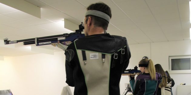 Wettkampf ohne Gegner auf dem eigenen Stand