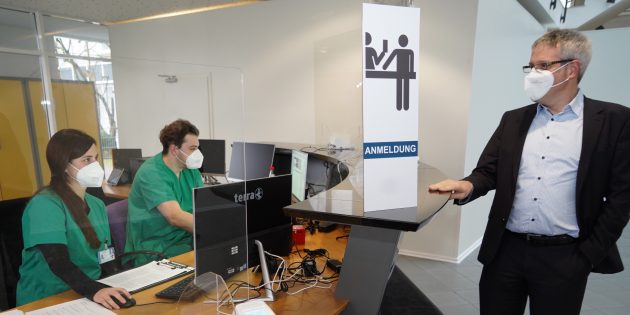 Erfolgreicher Probelauf im Impfzentrum