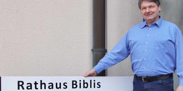 Bürgermeister Volker Scheib – seit einem Jahr im Amt. Foto: Hannelore Nowacki