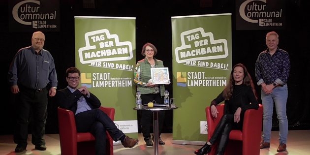 Zum „Tag der Nachbarn” am 28. Mai haben sich cultur communal und die Stadtverwaltung Lampertheim ein besonderes Videoprojekt ausgedacht. Foto: oh