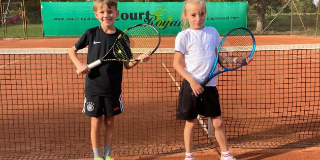 Die erfolgreiche U9 Mannschaft: Mika Jahr und Elias Montag (v. l.). Foto: oh