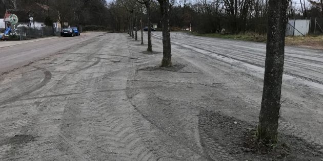 Der Heideparkplatz ist endlich pfützenfrei. Foto: oh