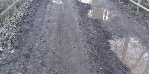 Der Fuß-und Radweg an der Brücke hinter dem Sommerdeich. Foto: oh