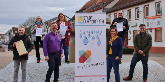 Gemeinsam mit vielen anderen aktiv für den Aktionsplan Inklusion (von links): Joachim Sum, Ute Striebinger, Ansgar Schneider, Chantal Schwarz, Silke Reis, Günther Baus und Marius Schmidt. Foto: Hannelore Nowacki