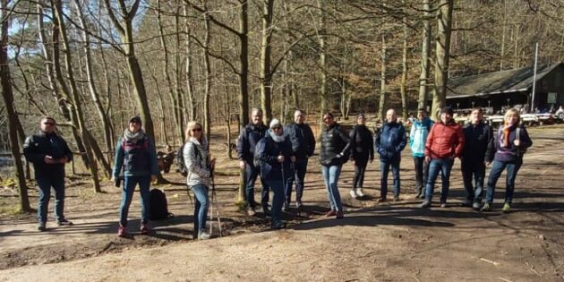 Bei schönstem Wetter brachte man in gut drei Stunden 10,86km mit rund 250 Höhenmetern hinter sich. Foto: oh