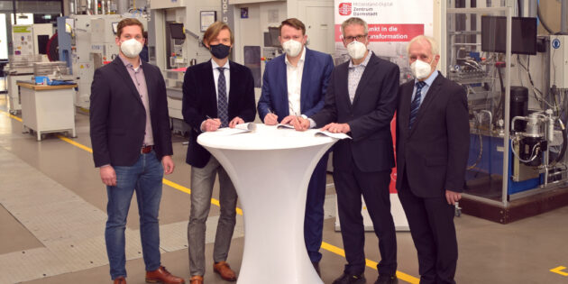 MDZ und WFB haben sich die gemeinsame Förderung des Mittelstandes in Kooperation mit der Lernfabrik ETA in Darmstadt auf die Fahne geschrieben. Foto: oh